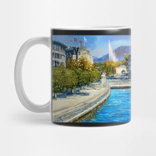 Bridge of Geneva | Mug